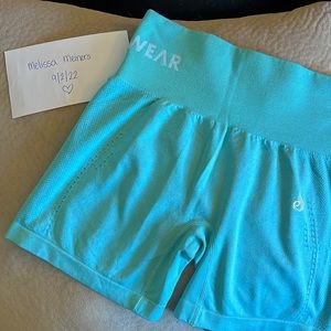 Cyan blue shorts💙